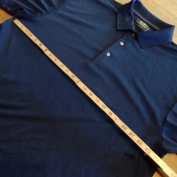 Ben Hogan Performance Polo Short Sleeved Shirt Navy Blue Size 2XL - Picture 3 of 6